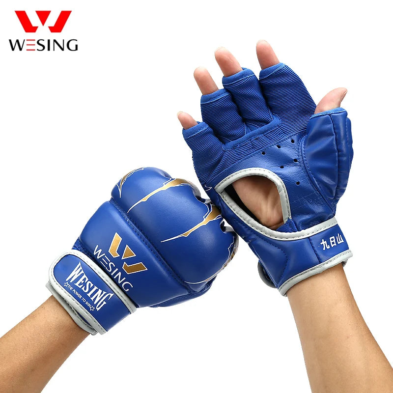 Wesing MMA Gloves Half Finger Boxing Gloves