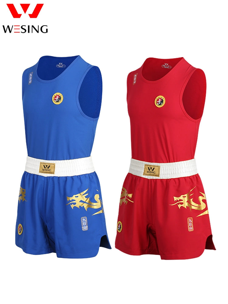 Nine-Day Mountain Kids Competition Boxing Shorts Clothes for Sanda