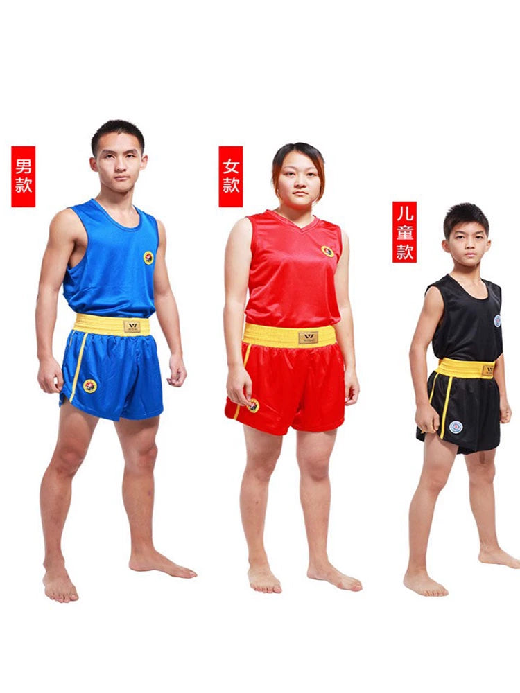 9 Th Training Wear Suit Vest Children's Sanda Competition