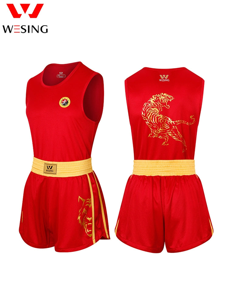 Nine-Day Mountain Kids Competition Boxing Shorts Clothes for Sanda