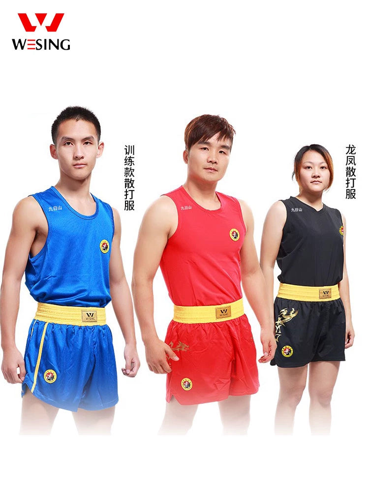 9 Th Training Wear Suit Vest Children's Sanda Competition