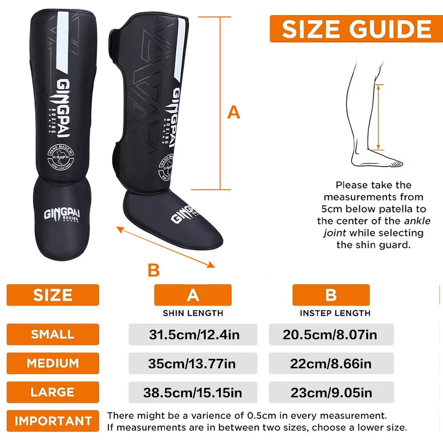 Boxing Shin Guards MMA Ankle Support