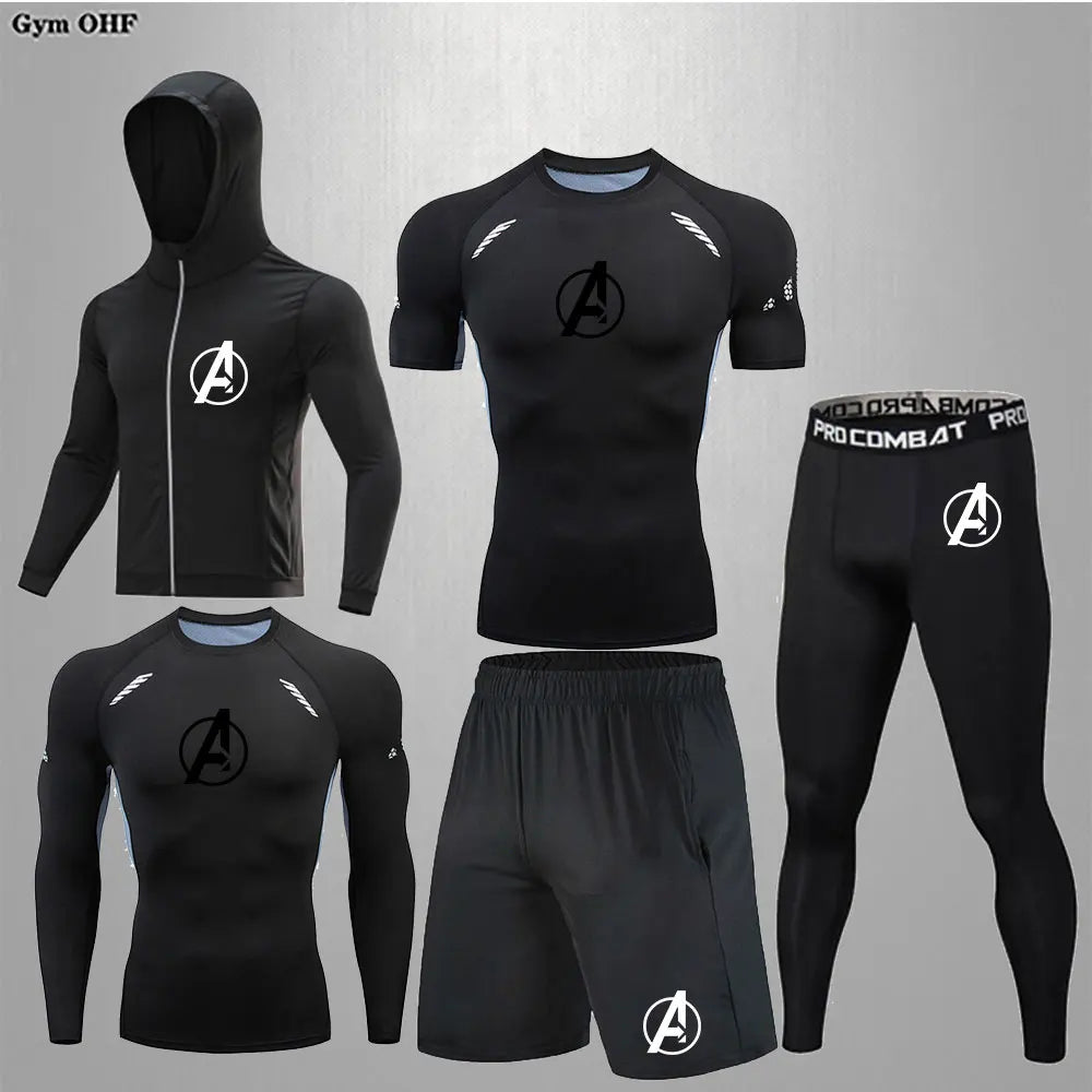 BJJ Boxing Sets Gym Fitness Joggers Training Fightwear