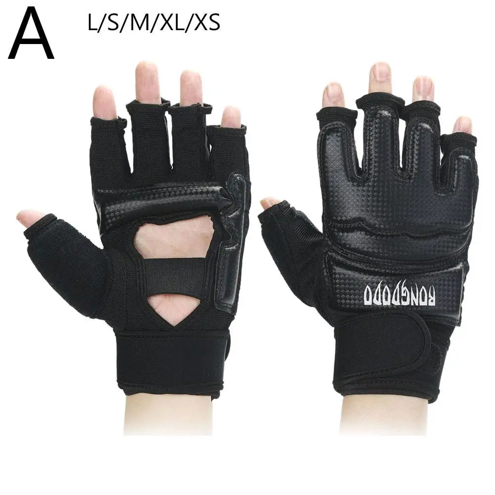 Boxing Half Finger Gloves PU