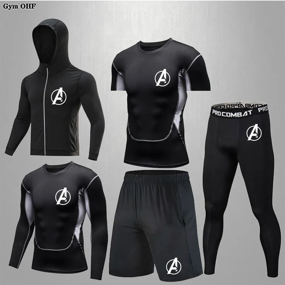 BJJ Boxing Sets Gym Fitness Joggers Training Fightwear