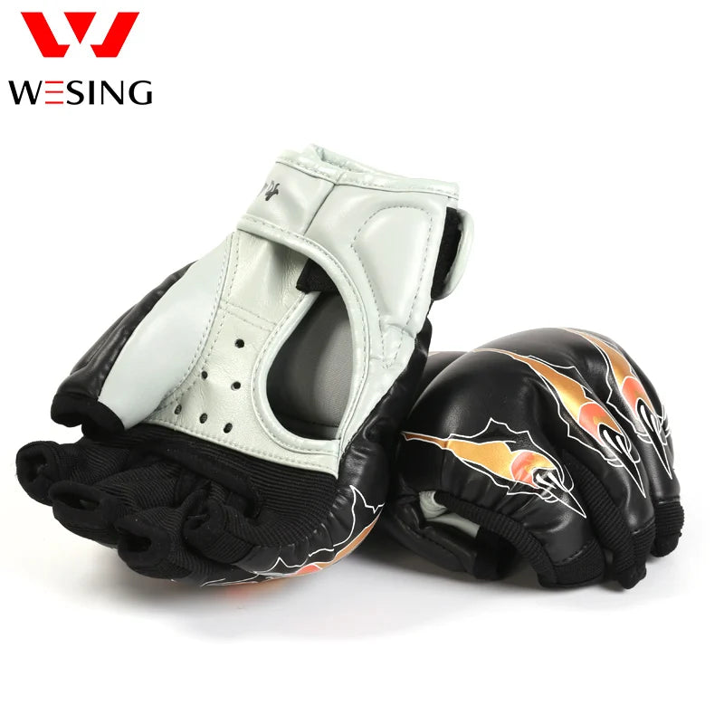 Wesing MMA Gloves Half Finger Boxing Gloves