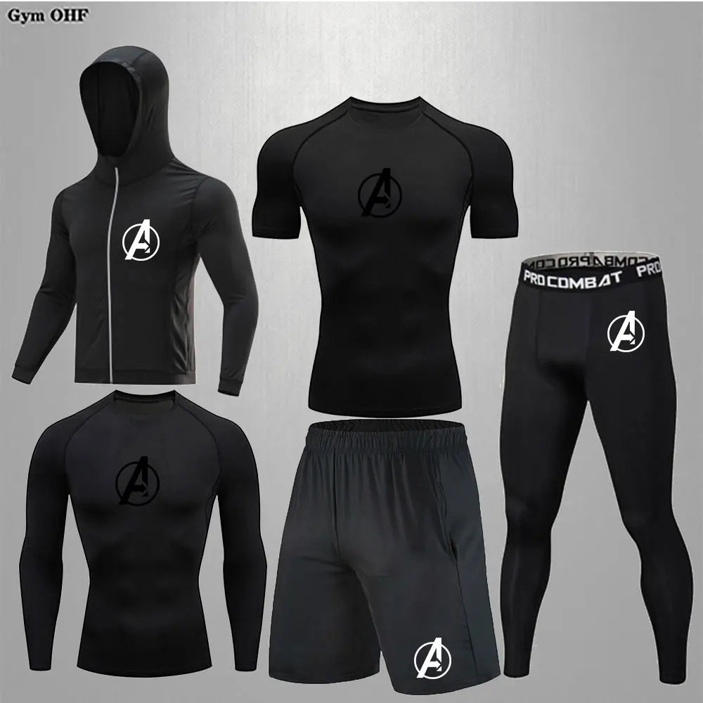 BJJ Boxing Sets Gym Fitness Joggers Training Fightwear