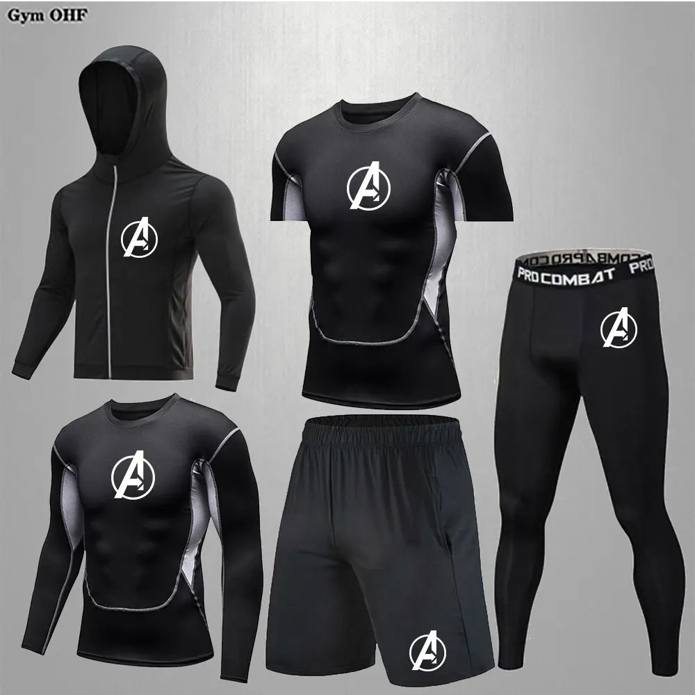 BJJ Boxing Sets Gym Fitness Joggers Training Fightwear