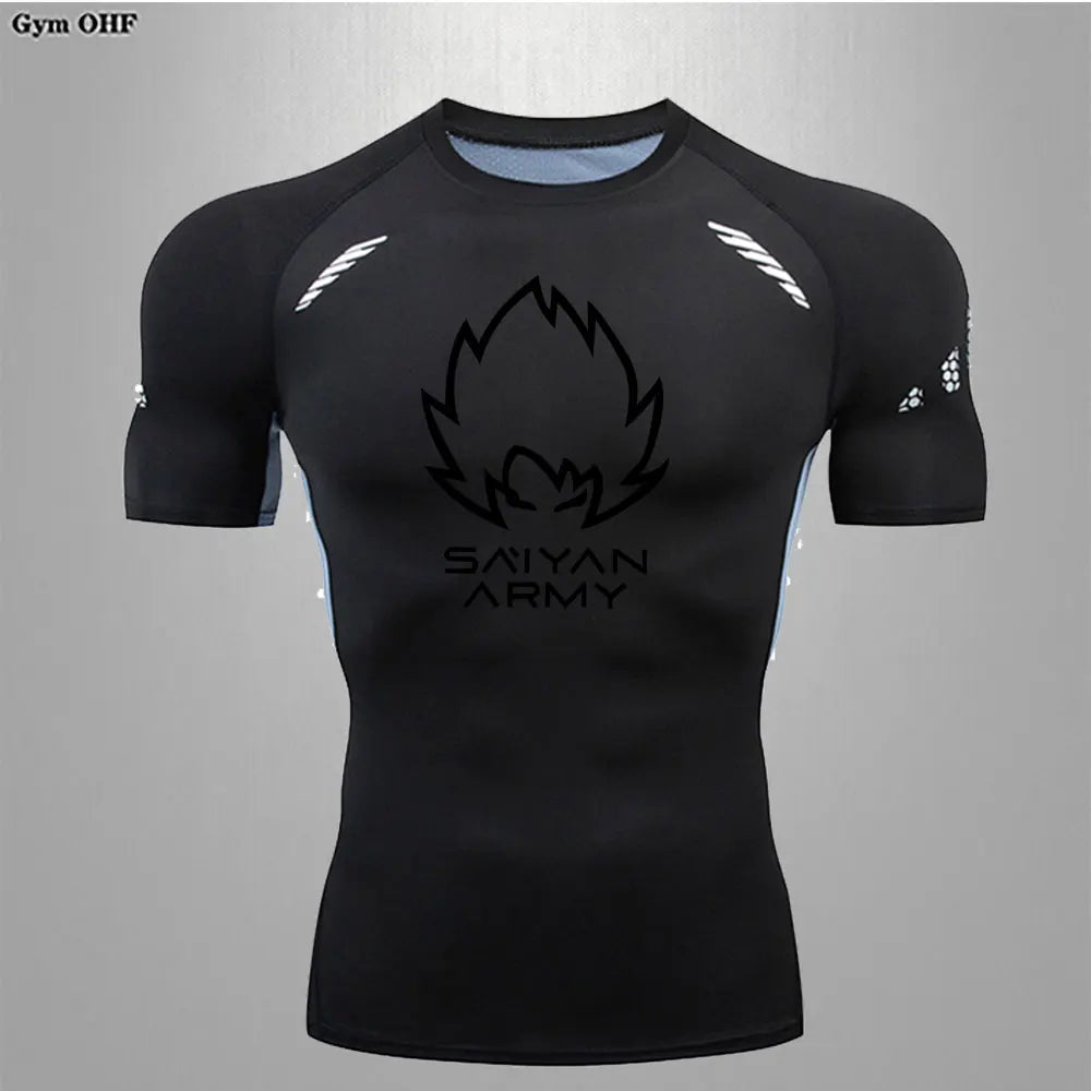 Free Fighting Outdoor Camping Jogging T-ShirtRashguard