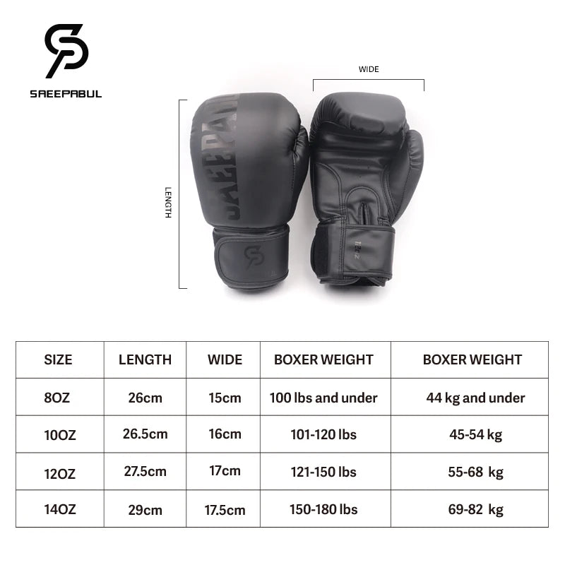 Boxing Gloves Professional Sanda Muay Thai Fighting MMA