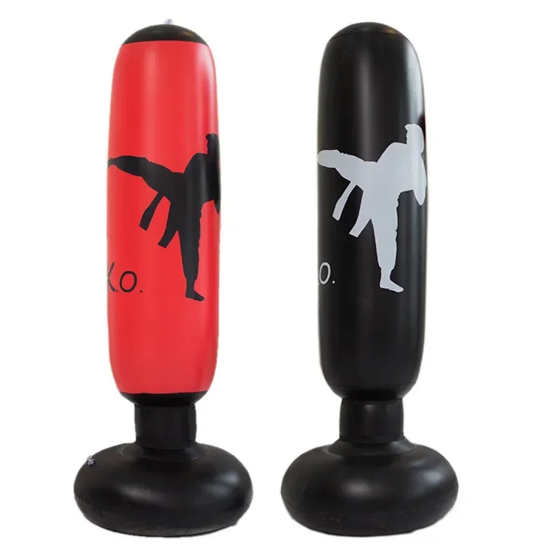 KO Column Inflatable Boxing Punching Bag Kicking