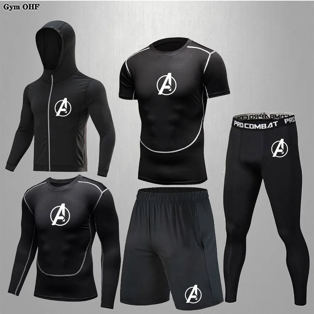 BJJ Boxing Sets Gym Fitness Joggers Training Fightwear