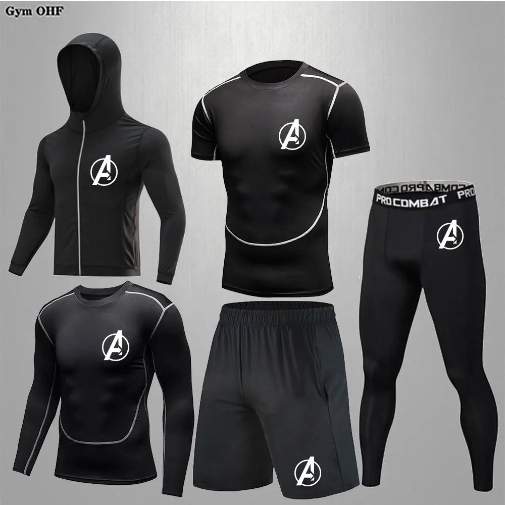 BJJ Boxing Sets Gym Fitness Joggers Training Fightwear