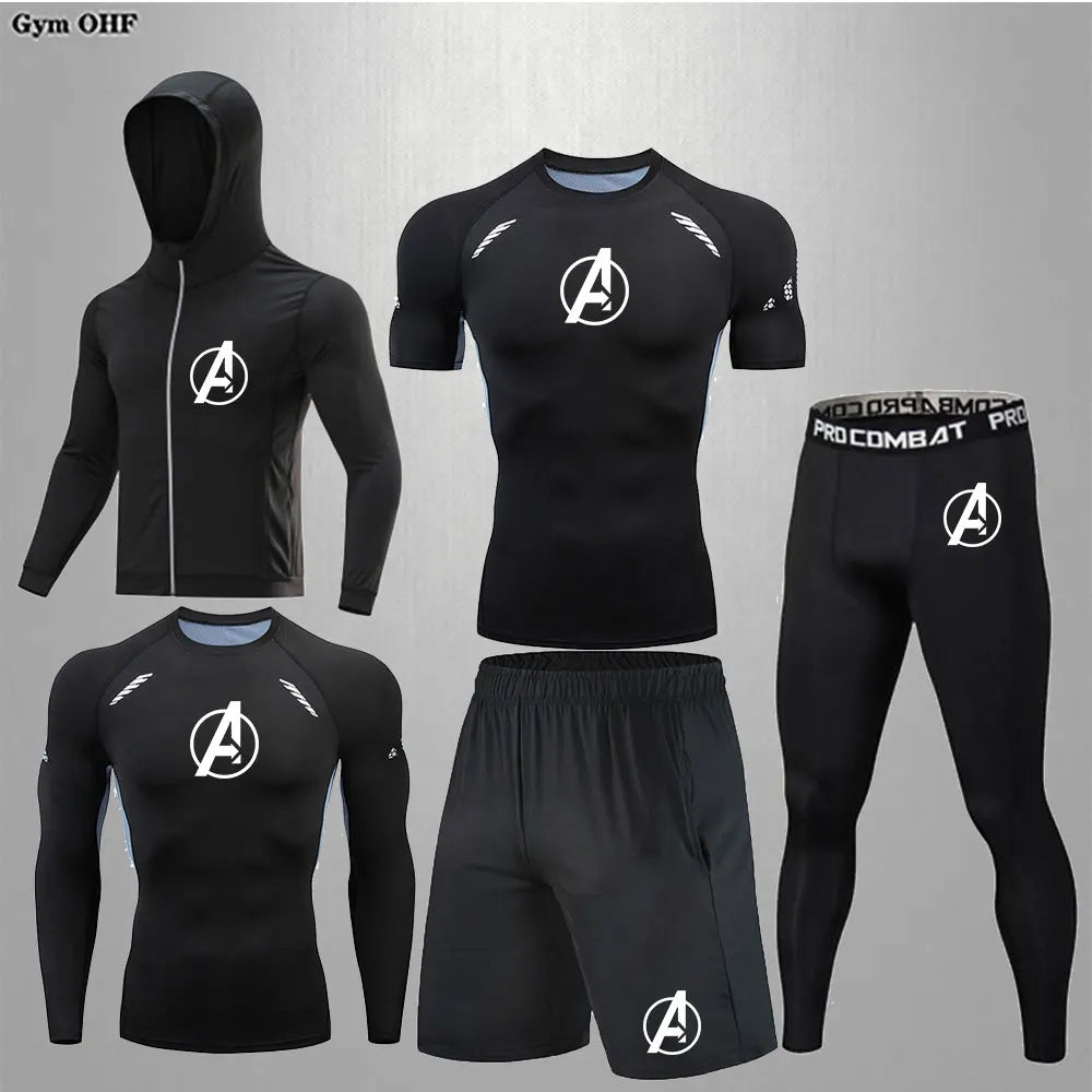 BJJ Boxing Sets Gym Fitness Joggers Training Fightwear