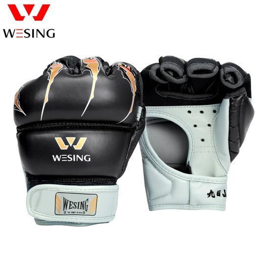 Wesing MMA Gloves Half Finger Boxing Gloves