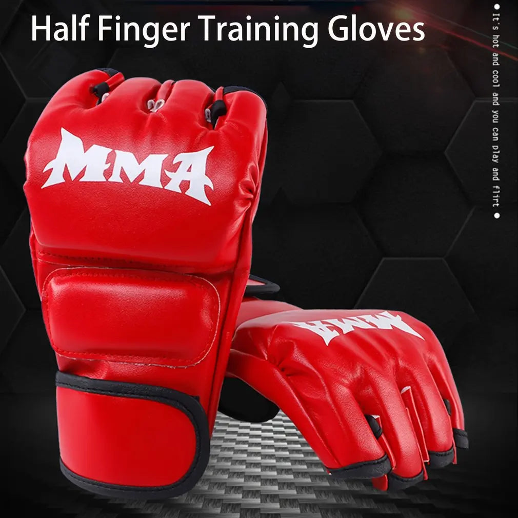 Thick Boxing Gloves MMA Gloves Half finger