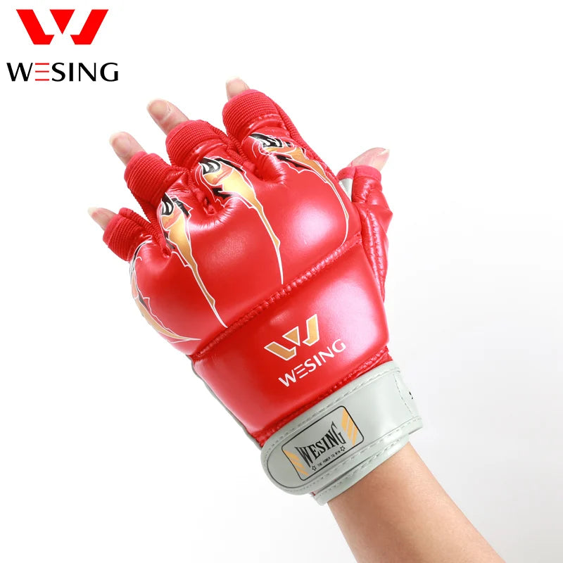 Wesing MMA Gloves Half Finger Boxing Gloves