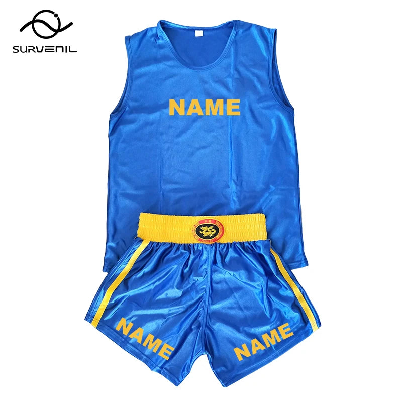 Boxing Shorts and Singlet Set Custom Muay Thai