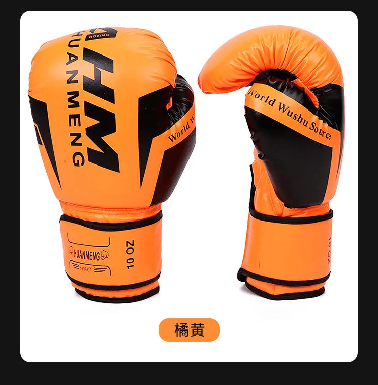 Golden Color MMA Kickboxing Gloves