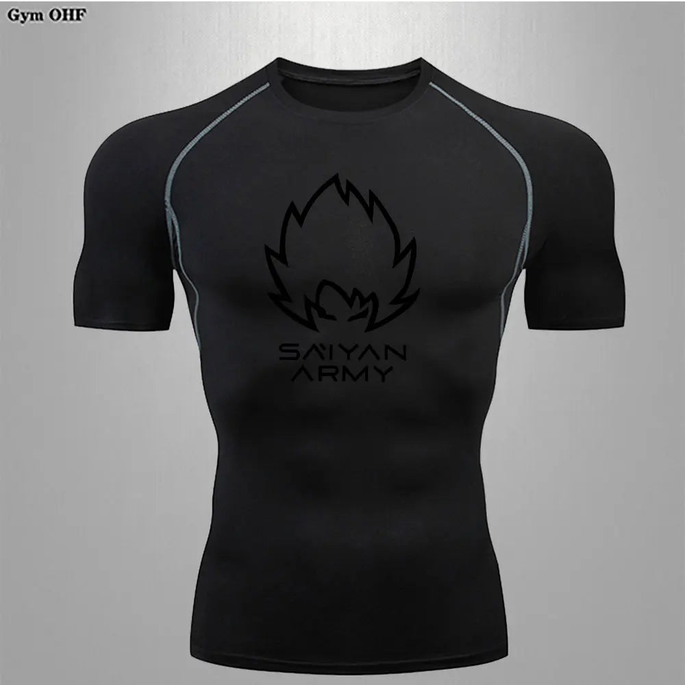 Free Fighting Outdoor Camping Jogging T-ShirtRashguard