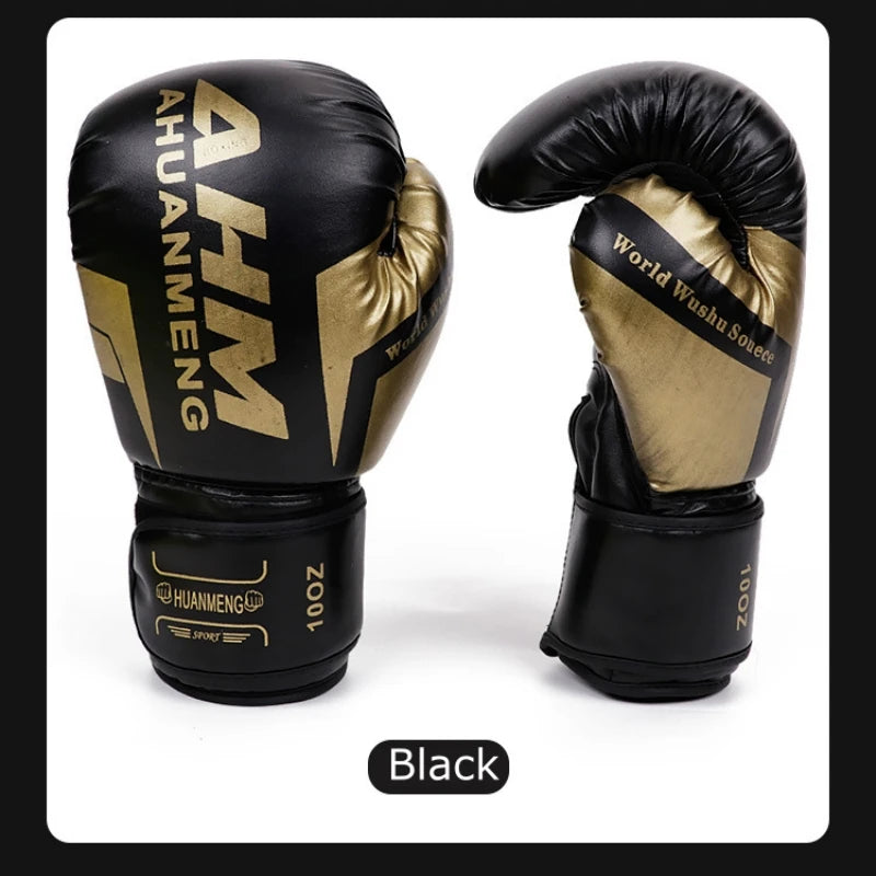 Golden Color MMA Kickboxing Gloves