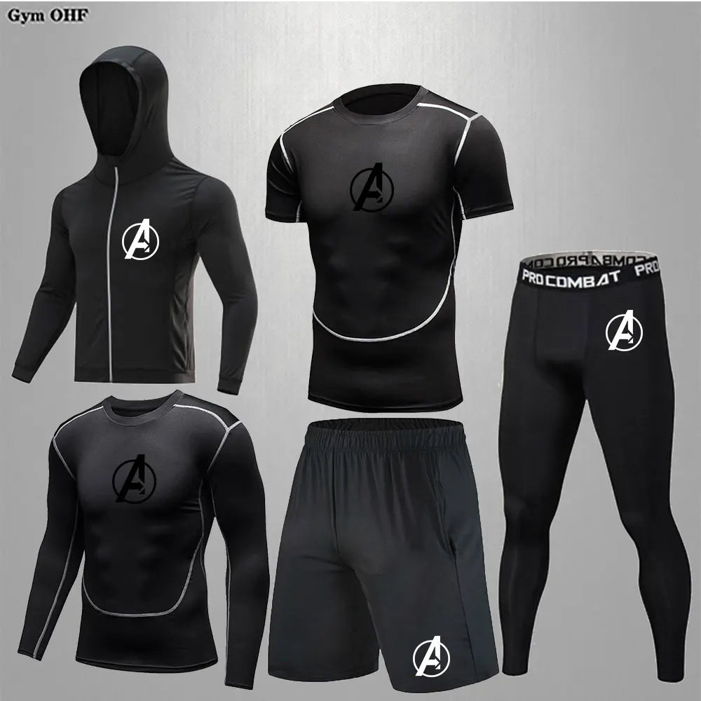 BJJ Boxing Sets Gym Fitness Joggers Training Fightwear