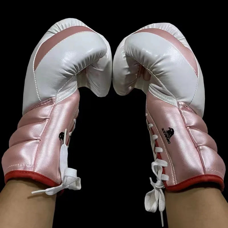 Boxing Glove PU Thickened Tether MMA Sanda Training Glove