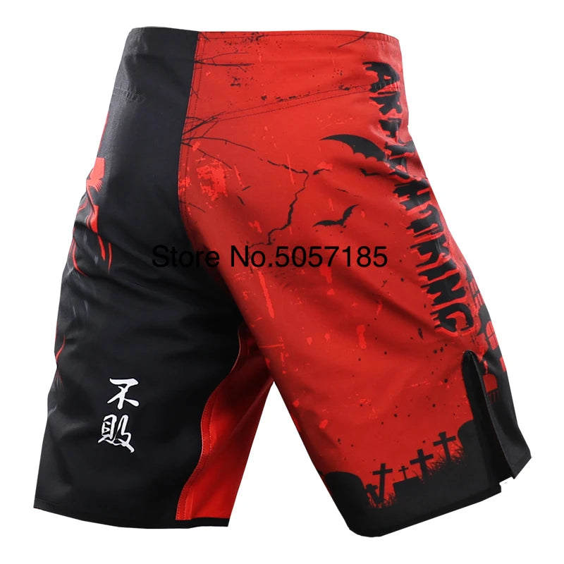 BJJ MMA Fight Shorts Sublimated Grappling Kickboxing Shorts