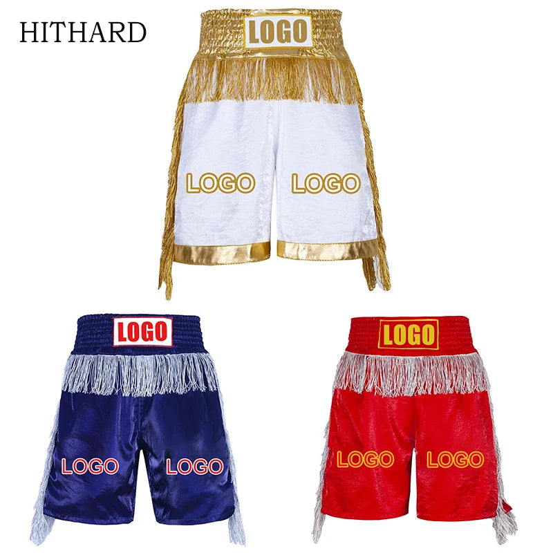 Boxing Shorts Muay Thai Fight Kickboxing Training Pants