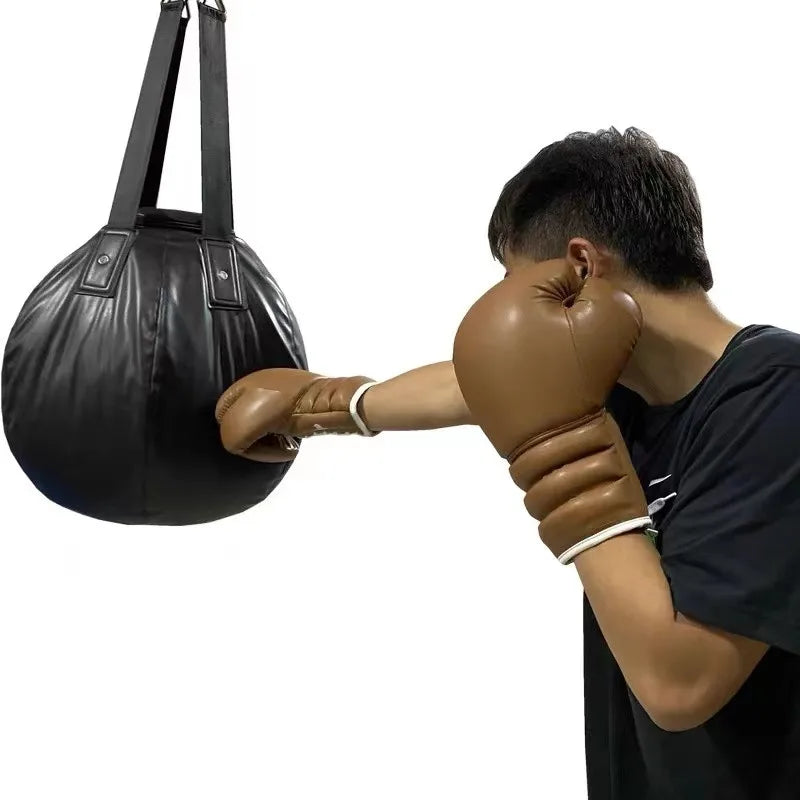 Boxing Glove PU Thickened Tether MMA Sanda Training Glove