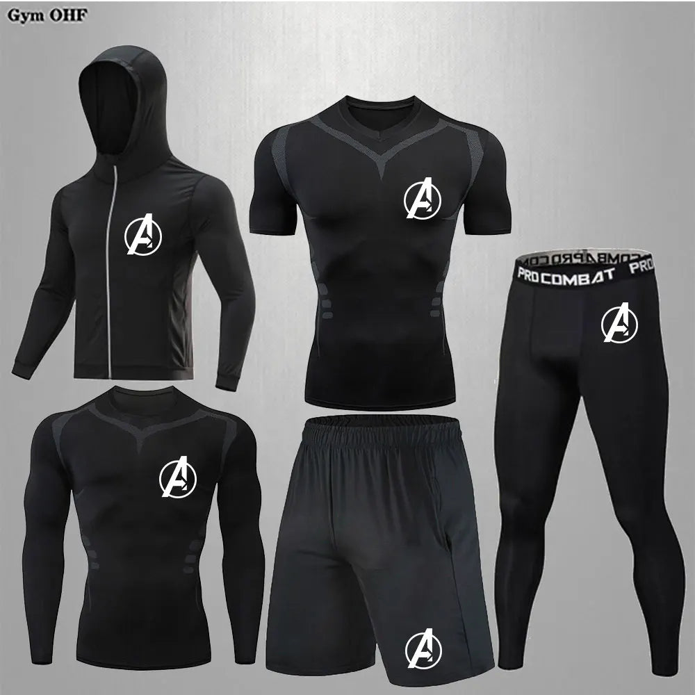 BJJ Boxing Sets Gym Fitness Joggers Training Fightwear